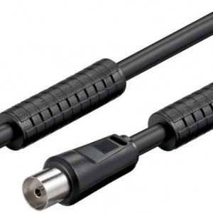 CABLE DE ANTENA DE 1,5 MTS CON FERRITA NEG WIRBOO