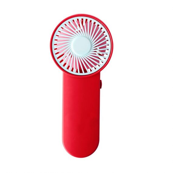 Ventilador de mano en resistente ABS rojo