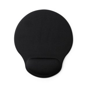 alfombrilla ergonómica de ratón negro WIRBOO